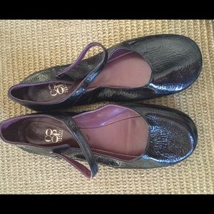 Barneys Coop Patent Leather Mary Jane Flats