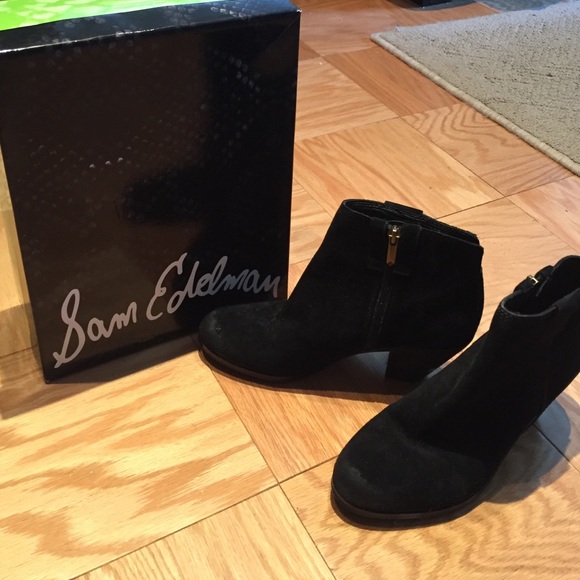 Sam Edelman suede booties