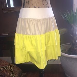 Tri colored mini skirt. From banana republic