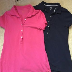 2 jcrew polos