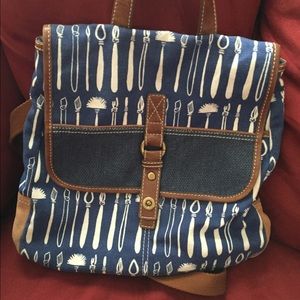 Fossil Canvas Paintbrush Backpack