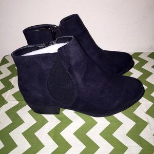Wide Fit Black Bootie