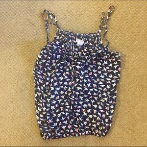 Cotton on tank top with pretty bird detailing