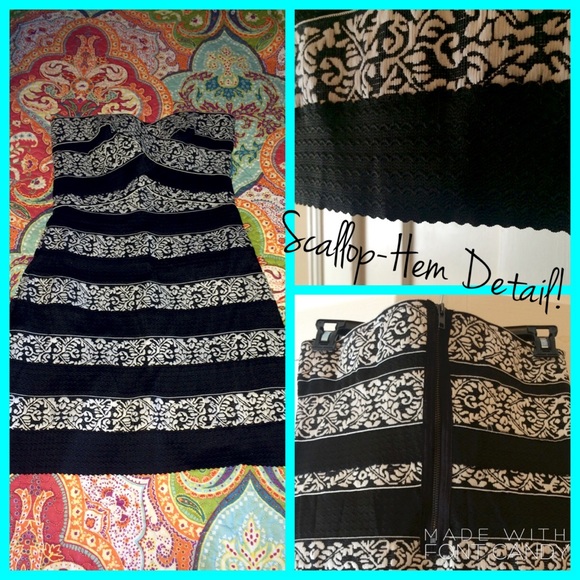 ⭐️Jealous Tomato Brocade Strapless Bandage Dress⭐️ - Picture 4 of 4