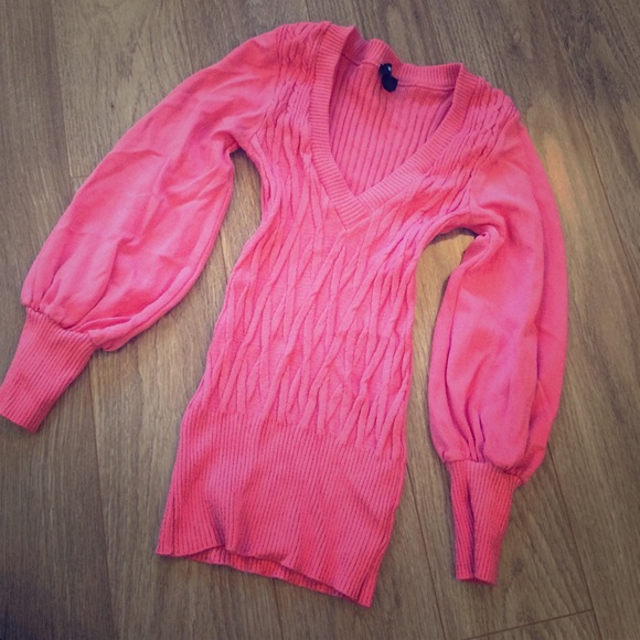 Pink stretch sweater