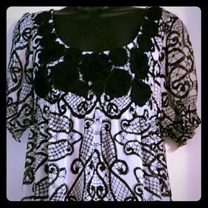 Black and White Dress