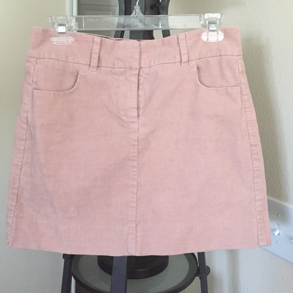 Pink corduroy jcrew skirt