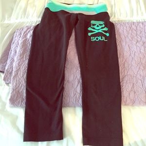 Lululemon Wunder Unders with SoulCycle Skull.