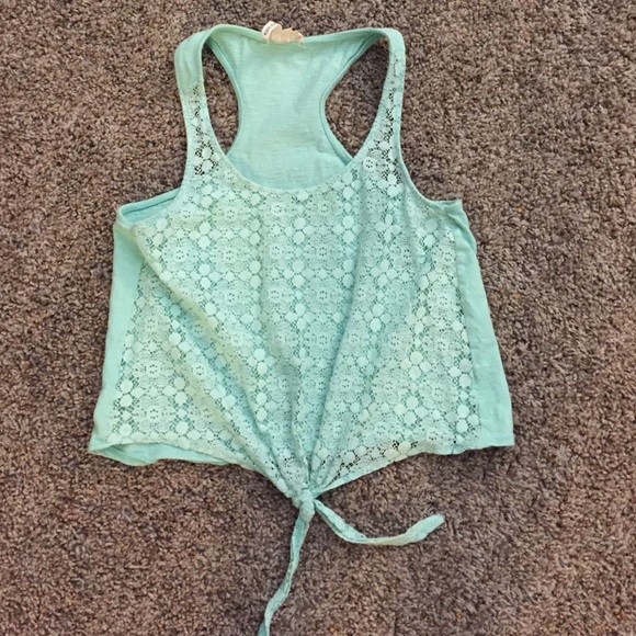 Lace crop top