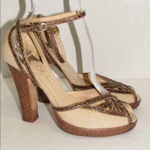 RESERVED for @uno1luv Cole Haan Peep-Toe Platforms