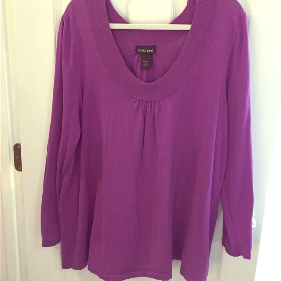 Lane Bryant fuschia sweater 22/24 plus size