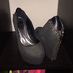 gianni bini charcol wedges