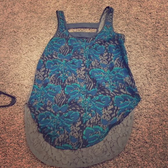 Nordstrom tank top with lace back