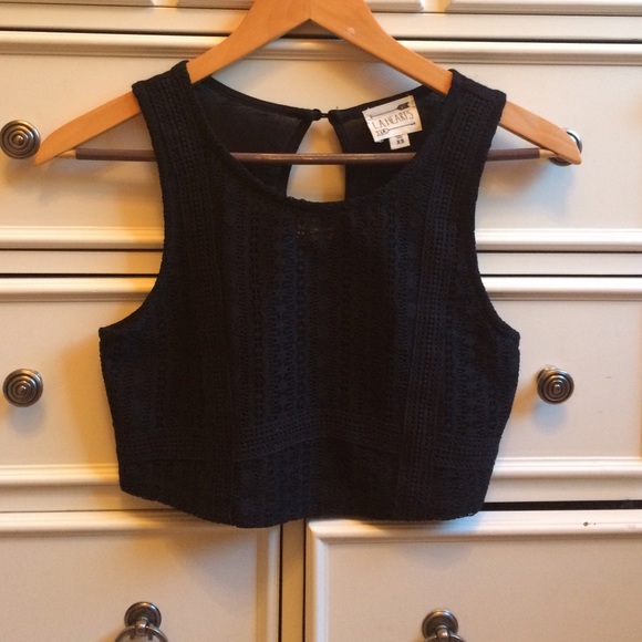 LA hearts crop top
