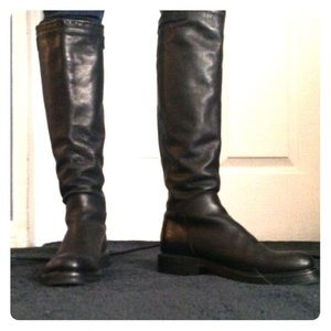 Via Roma black knee high boots