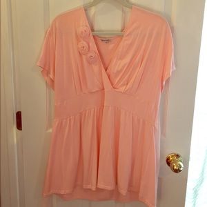 Kiyonna rosette top plus size