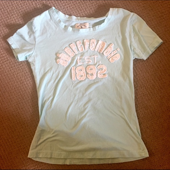 Abercrombie mint tee shirt