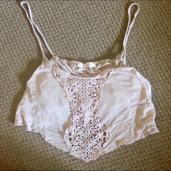 Lace crop top