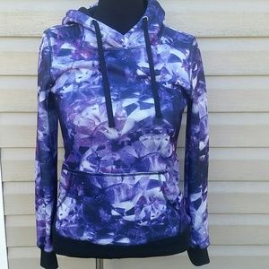 Purple, White, and Black Hoodie