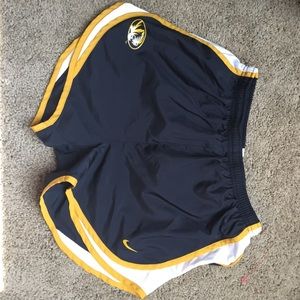 Nike Mizzou Dri-Fit running shorts Size M