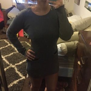 Gray Sweater Dress