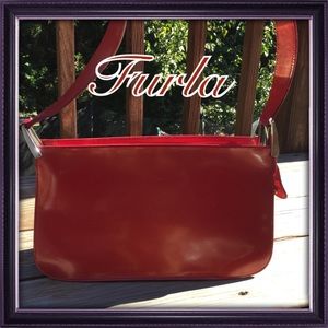 Hold Beautiful Red Patent Furla purse