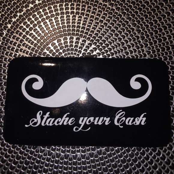 Black Mustache Wallet