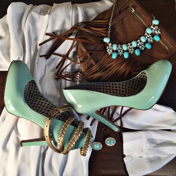 Turquoise Jessica Simpson Pumps