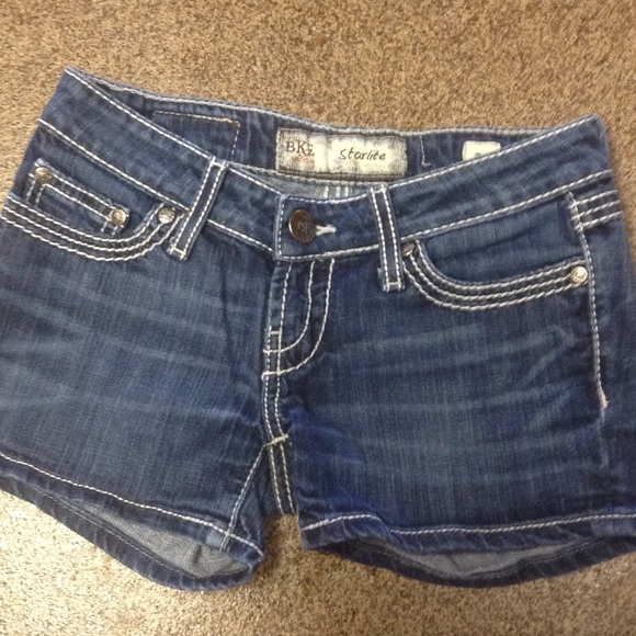 BKE "Starlite" Denim Shorts