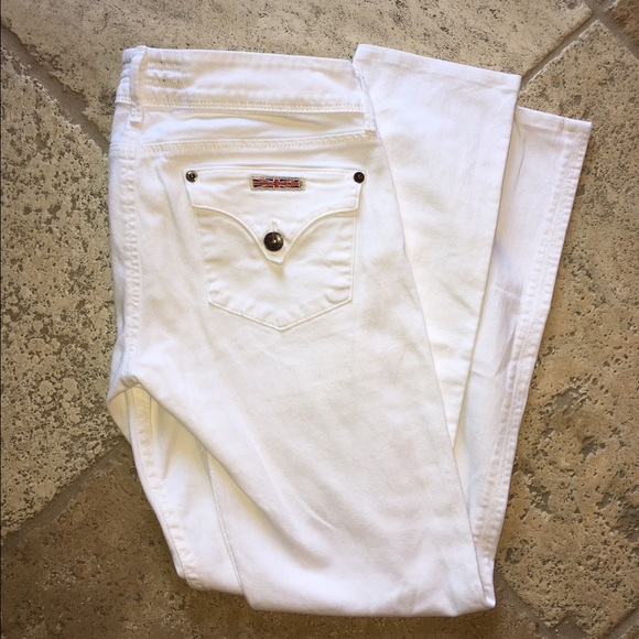 Hudson White Skinny Jeans - Picture 2 of 3