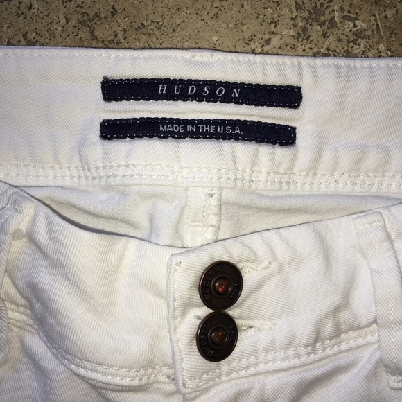 Hudson White Skinny Jeans - Picture 3 of 3
