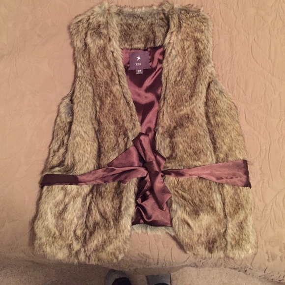 Forever 21 fur vest