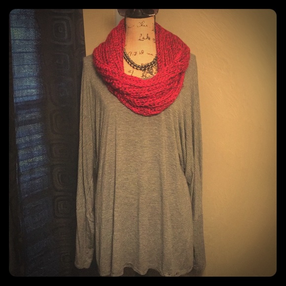 Carole Hochman Tops - Long sleeve striped top!!