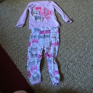 girl owl pjs