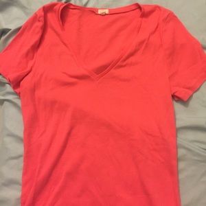 V-neck short sleeve J. Crew shirt