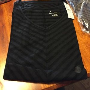 Black shadow stripe wedge tee 18/20