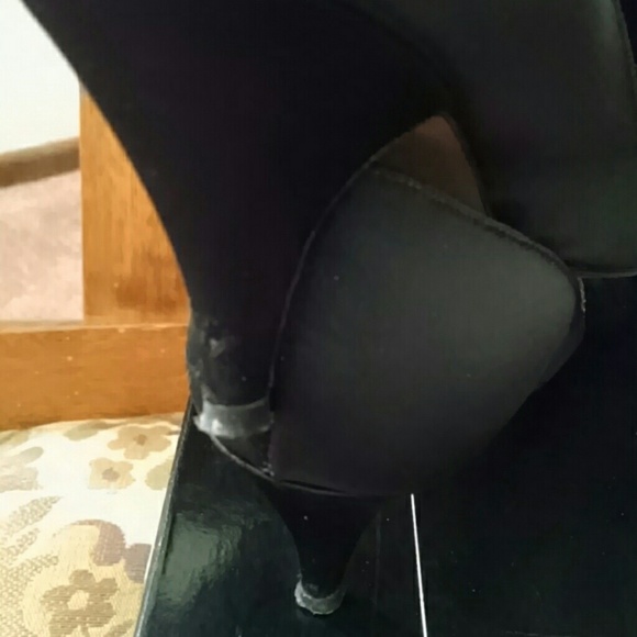 GIFTED ***   Black Glittery shoes! - Picture 2 of 3