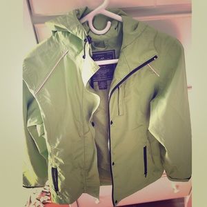 Eddie Bauer Green Raincoat