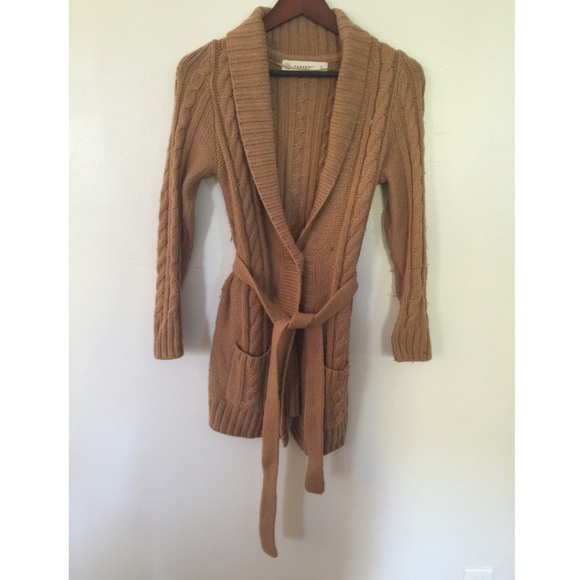 Zara Cardigan with Elbow Patches Size L