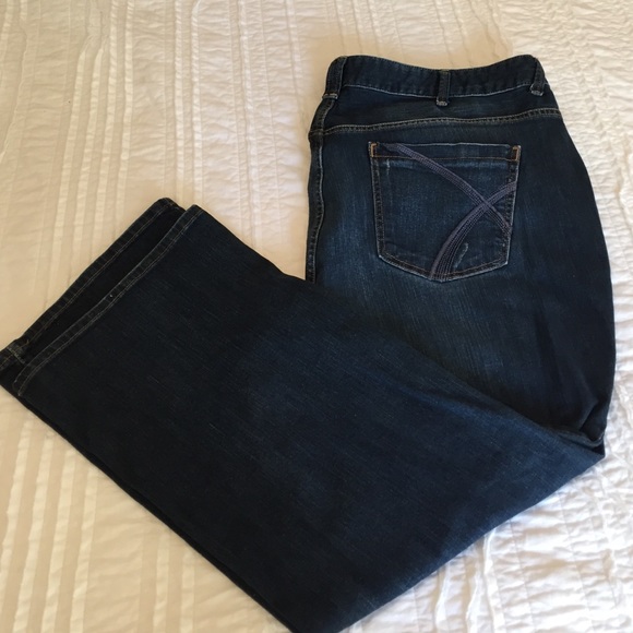 Lane Bryant plus size boot cut jeans