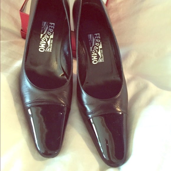 👠Salvatore Ferragamo👠 "Nero Patentcalf" Shoes