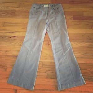 Anthropologie Cidra Grey Pants
