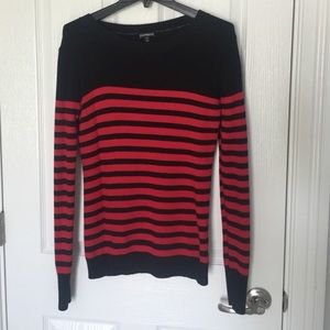 Red and Black Striped Express Sweater!