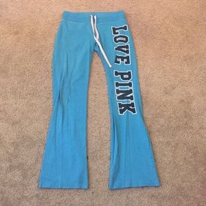 Pink sweat pants