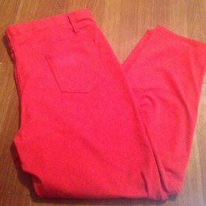 Faded Glory Red Jeggings