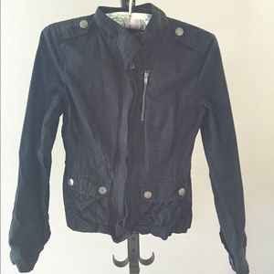 Ann Taylor Black Military Jacket