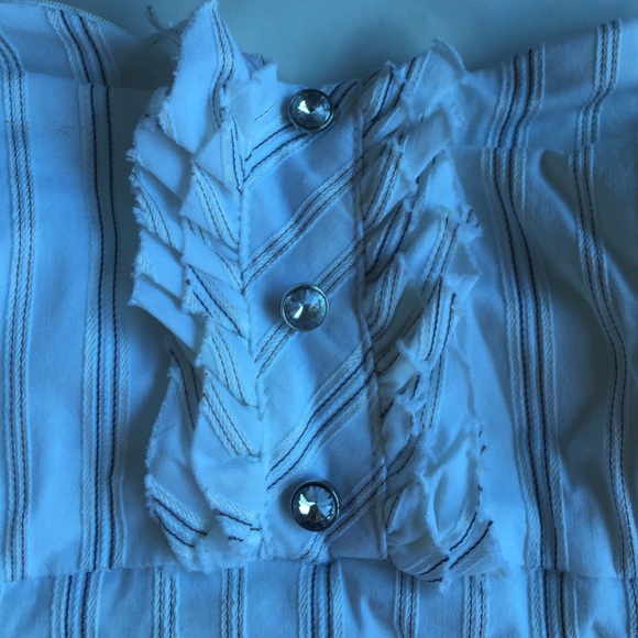 Pin striped Guess tube top - Picture 2 of 3