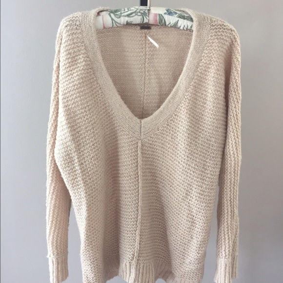 Free People Blush Boyfriend Sweater