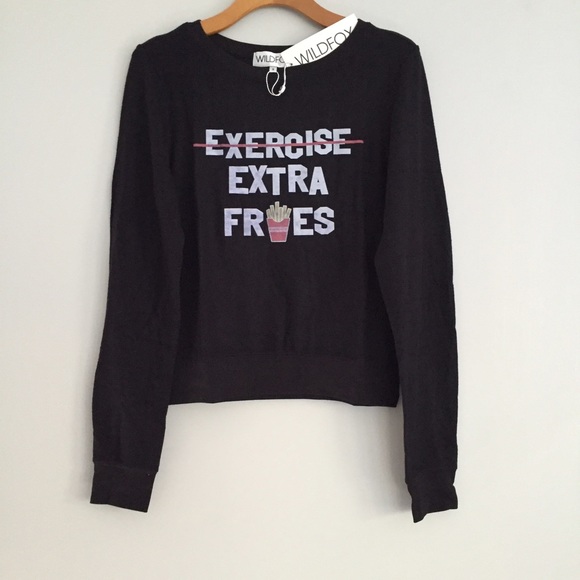 Wildfox Sweaters - 🌟OFFERS WELCOME🌟 Wildfox Exercise Extra Fries