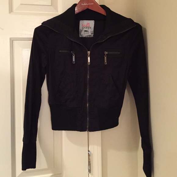 Black Poppy little black jacket